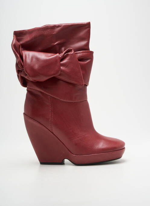Bottines/Boots rouge MARC BY MARC JACOBS femme