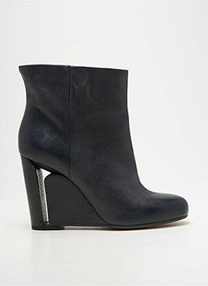 Bottines/boots tissage satiné talon haut de 10cm et plus noir MAISON MARTIN MARGIELA femme