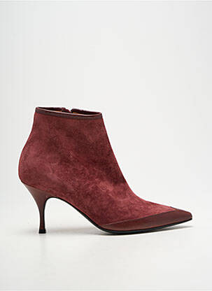 Bottines/boots bout pointu talon de 4 à 6cm violet MICHEL VIVIEN femme