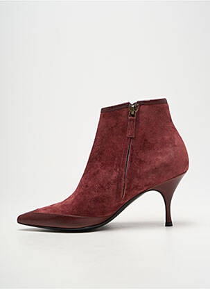 Bottines/boots bout pointu talon de 4 à 6cm violet MICHEL VIVIEN femme
