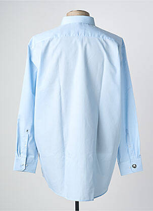 Chemise manches longues coupe droite bleu SEIDEN STICKER homme