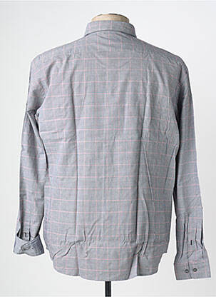 Chemise manches longues tissage popeline gris HUGO BOSS homme