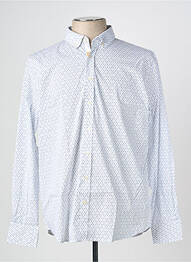 Chemise manches longues imprimé fantaisie blanc HUGO BOSS homme