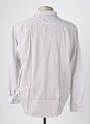 Chemise manches longues tissage popeline beige HUGO BOSS homme