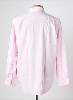 Chemise manches longues poches rose SEIDEN STICKER homme