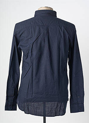 Chemise manches longues coupe droite bleu AERONAUTICA homme
