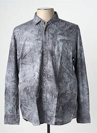 Chemise manches longues poches gris HUGO BOSS homme