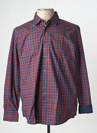 Chemise manches longues coupe droite rouge HUGO BOSS homme