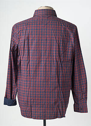 Chemise manches longues coupe droite rouge HUGO BOSS homme