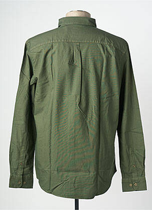 Chemise manches longues coupe droite vert AERONAUTICA homme