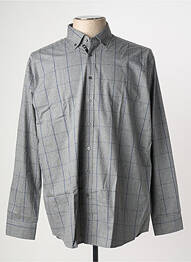 Chemise manches longues coupe droite gris SEIDEN STICKER homme