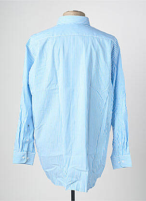 Chemise manches longues imprimé rayures bleu SEIDEN STICKER homme