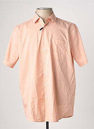 Chemise manches courtes poches orange SEIDEN STICKER homme