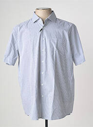 Chemise manches courtes poches gris SEIDEN STICKER homme