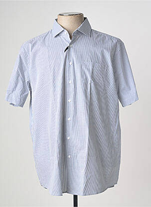 Chemise manches courtes poches gris SEIDEN STICKER homme