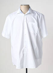 Chemise manches courtes blanc SEIDEN STICKER pour homme seconde vue
