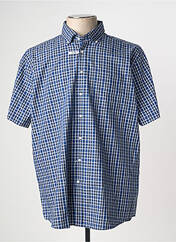 Chemise manches courtes bleu SEIDEN STICKER pour homme seconde vue