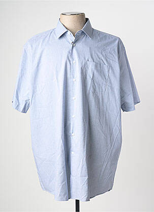 Chemise manches courtes bleu SEIDEN STICKER homme