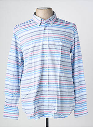 Chemise manches longues bleu EDEN PARK pour homme