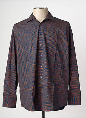 Chemise manches longues bleu SEIDEN STICKER pour homme