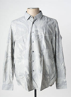 Chemise manches longues gris HUGO BOSS homme