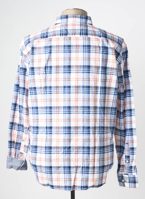 Chemise manches longues imprimé écossais orange HUGO BOSS homme