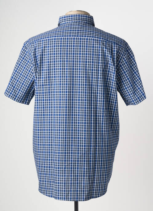 Chemise manches courtes bleu SEIDEN STICKER pour homme