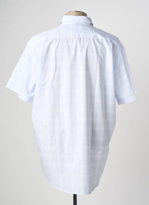 Chemise manches courtes bleu SEIDEN STICKER pour homme