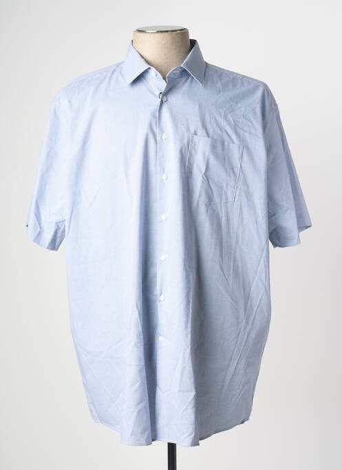 Chemise manches courtes bleu SEIDEN STICKER pour homme