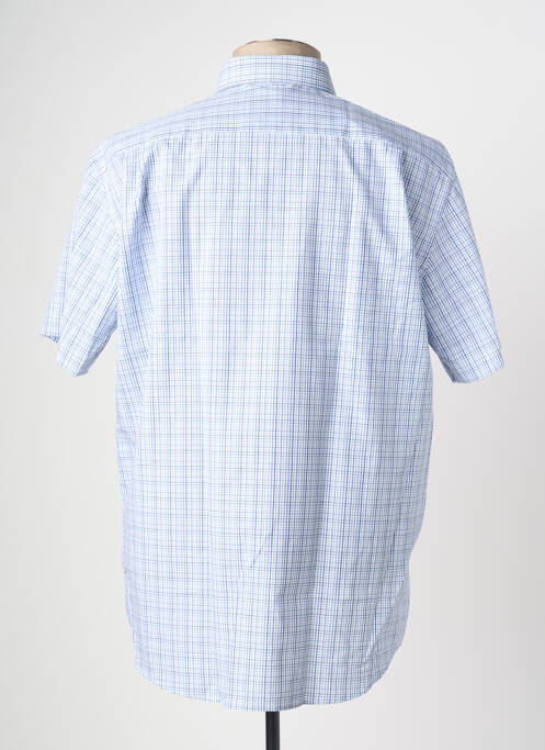 Chemise manches courtes bleu SEIDEN STICKER pour homme