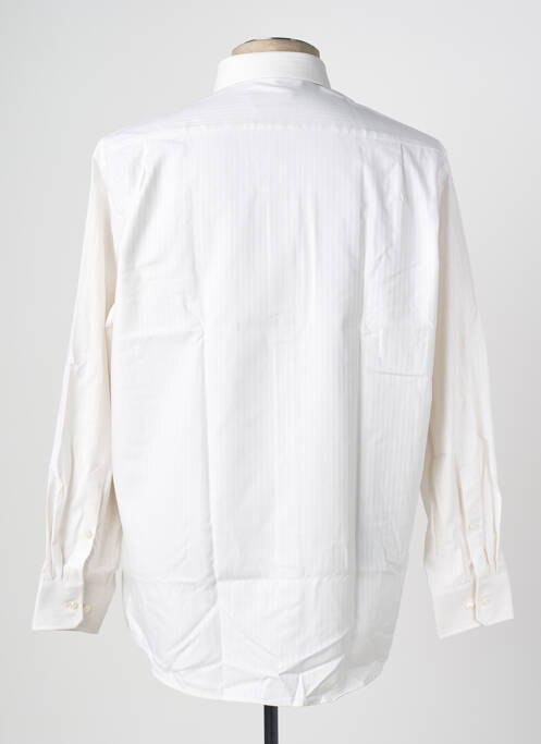 Chemise manches longues beige SEIDEN STICKER pour homme