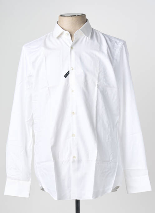 Chemise manches longues blanc HUGO BOSS pour homme