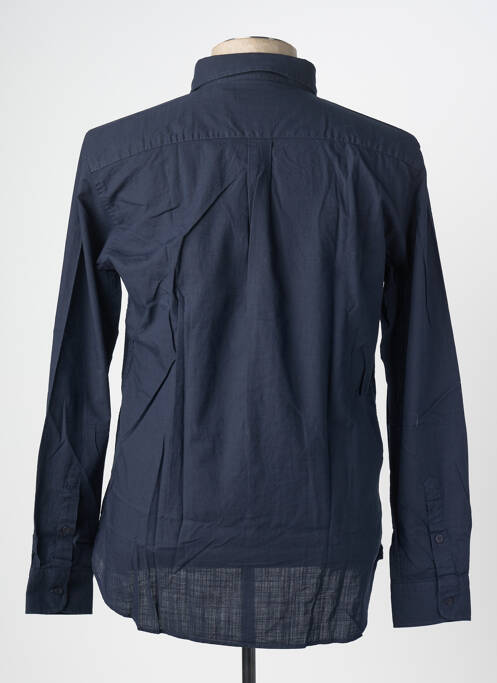 Chemise manches longues bleu AERONAUTICA pour homme