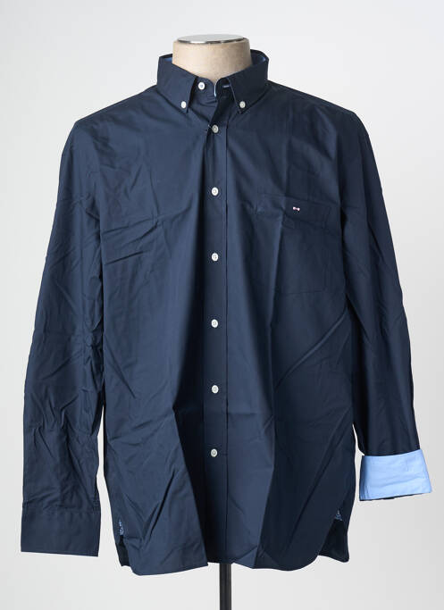 Chemise manches longues bleu EDEN PARK pour homme