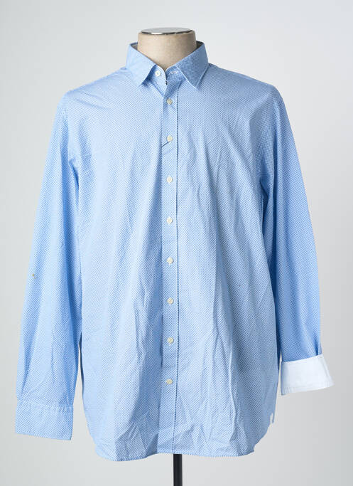 Chemise manches longues bleu HACKETT pour homme