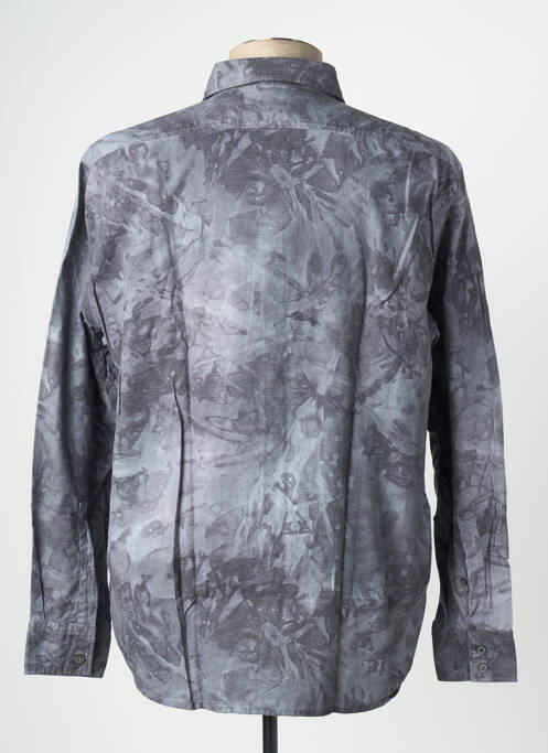 Chemise manches longues gris HUGO BOSS pour homme