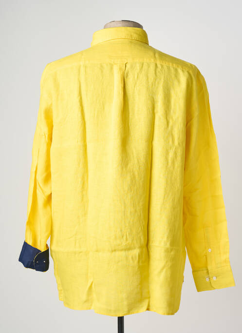 Chemise manches longues jaune EDEN PARK pour homme
