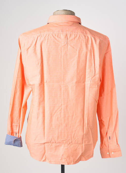 Chemise manches longues orange HUGO BOSS pour homme