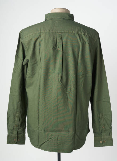 Chemise manches longues vert AERONAUTICA pour homme