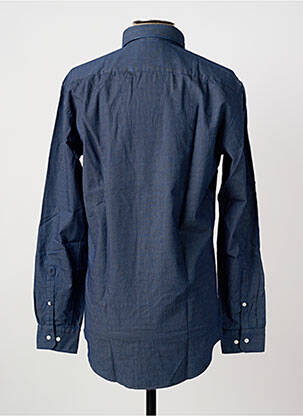Chemise manches longues imprimé fantaisie bleu SEIDEN STICKER homme