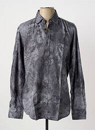 Chemise manches longues coupe droite gris HUGO BOSS homme