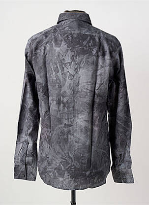 Chemise manches longues coupe droite gris HUGO BOSS homme