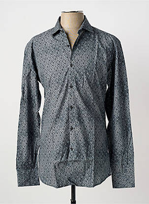 Chemise manches longues imprimé fantaisie gris KARL LAGERFELD homme