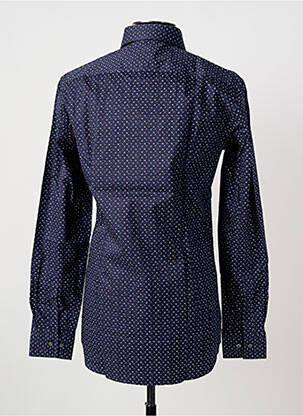 Chemise manches longues imprimé fantaisie bleu HUGO BOSS homme
