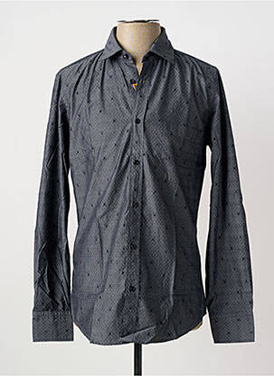 Chemise manches longues imprimé fantaisie gris HUGO BOSS homme