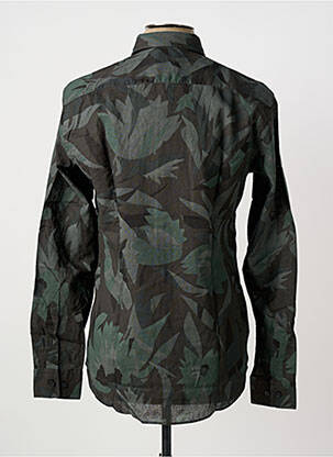 Chemise manches longues coupe cintrée vert HUGO BOSS homme