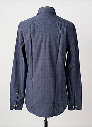 Chemise manches longues imprimé fantaisie bleu HACKETT homme