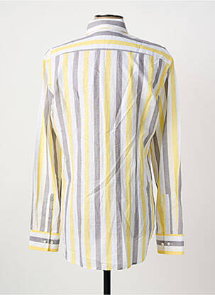 Chemise manches longues coupe droite jaune HUGO BOSS homme