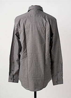 Chemise manches longues coupe cintrée gris SEIDEN STICKER homme