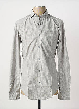 Chemise manches longues imprimé fantaisie gris HUGO BOSS homme